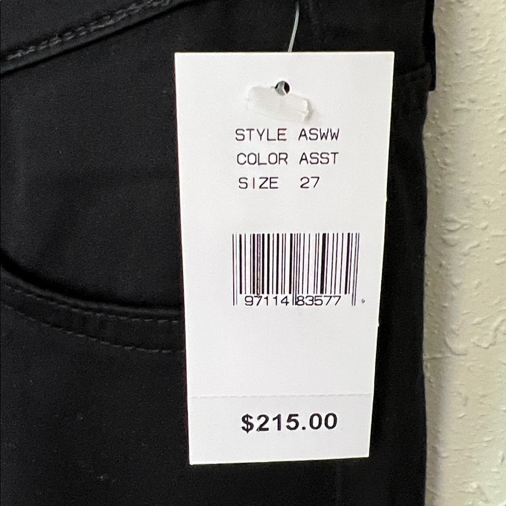 NWT AG Y2K The Jegging Super Skinny Fit Black Size 27 - Picture 4 of 10
